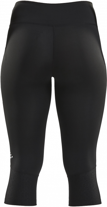 Craft - Ho Rush Capri 3/4 Tights Women - Negro & blanco